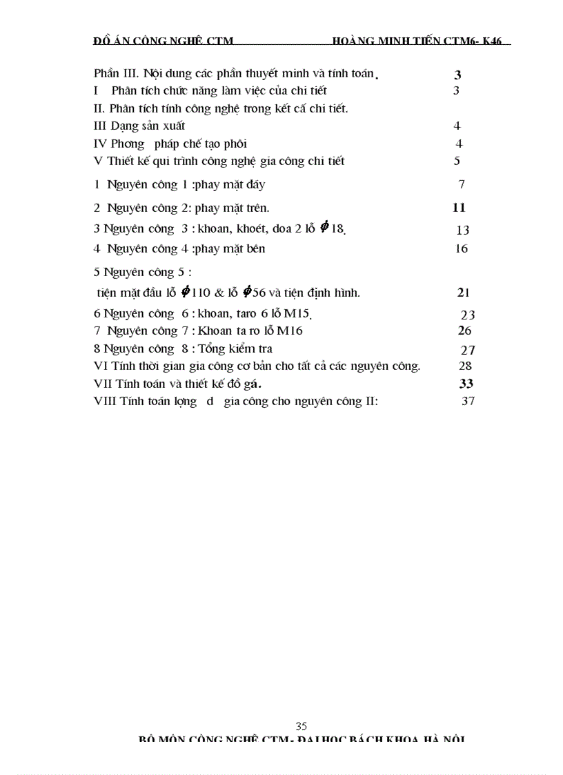 image for page Thiết kế quy trình công nghệ chế tạo chi tiết gối đỡ Bản vẽ AutoCAD