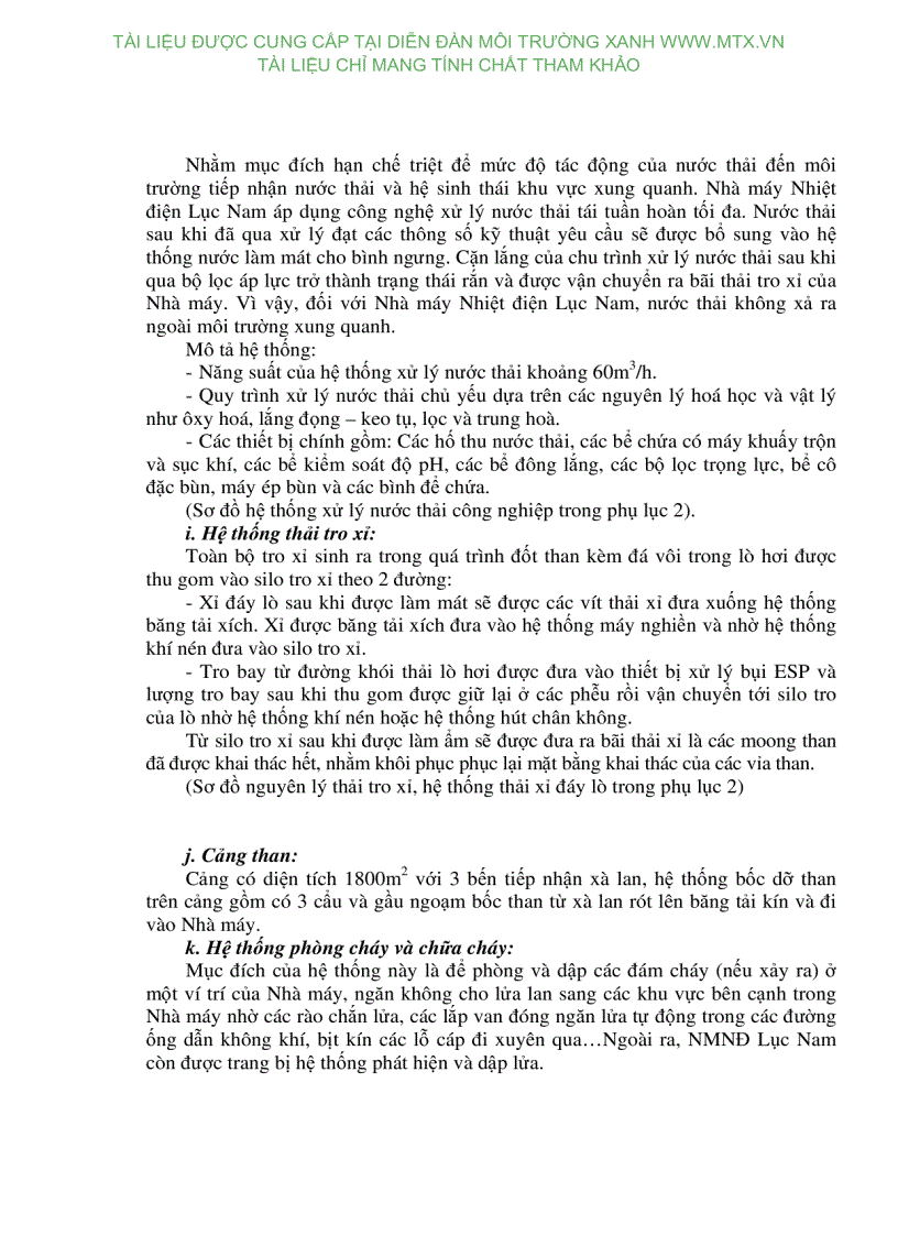 image for page Đánh giá tác động môi trường dự án xây dựng Nhà máy nhiệt điện Lục Nam 50MW Xã Vũ Xá huyện Lục Nam tỉnh Bắc Giang