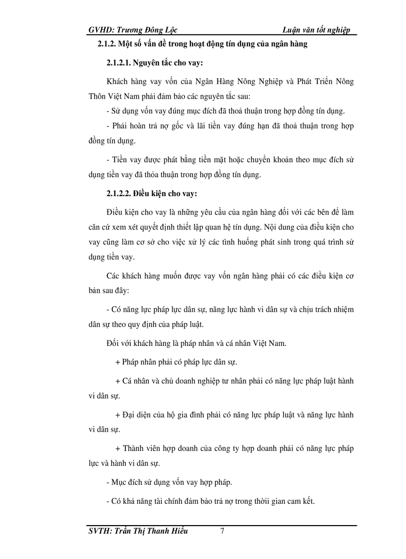 image for page Phân tích hoạt động tín dụng tại ngân hàng nông nghiệp và phát triển nông thôn huyện Long Hồ