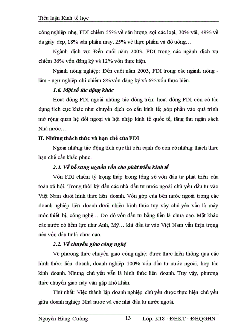 image for page Tác động của đầu tư trực tiếp nước ngoài đối với phát triển kinh tế Việt Nam