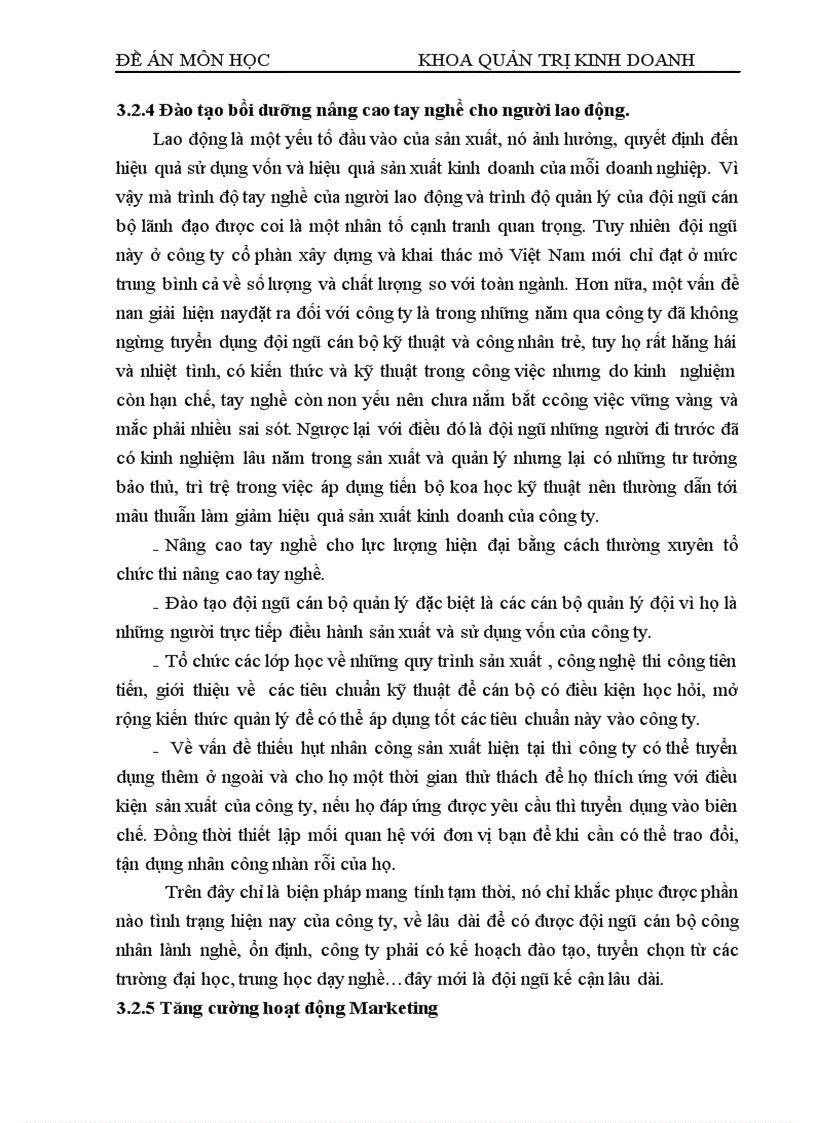 image for page Thực trạng quản lý sử dụng vốn lưu động và các biện pháp quản lý vốn lưu động tại Công ty cổ phần xây dựng và khai thác mỏ Việt Nam