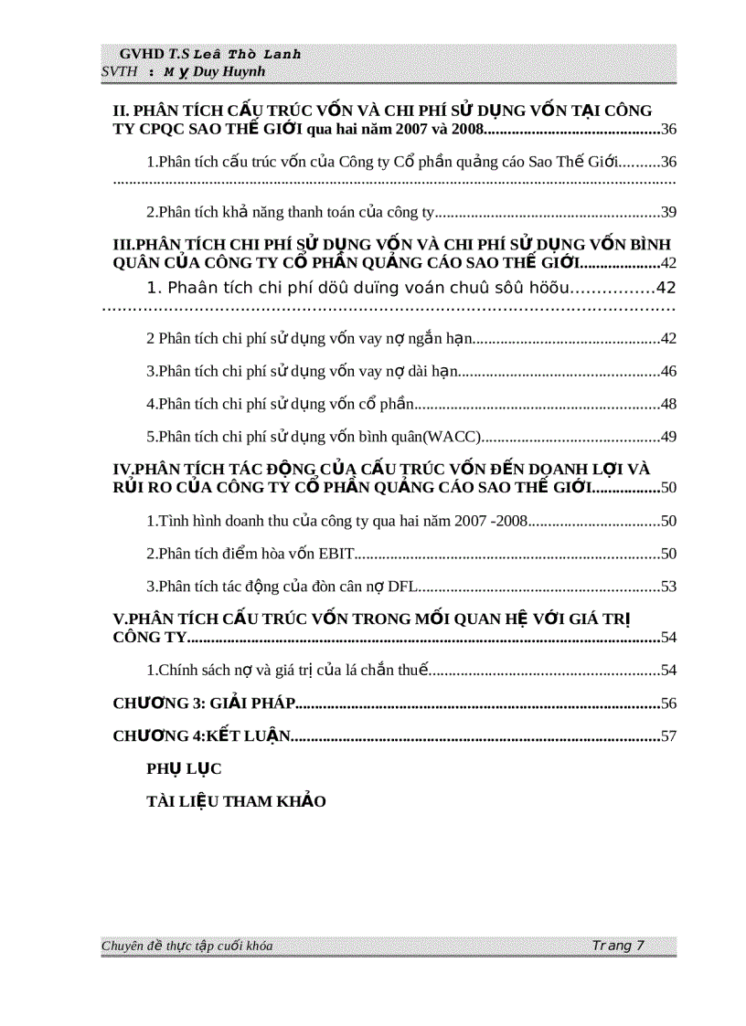 image for page Phân tích vốn và cấu trúc vốn