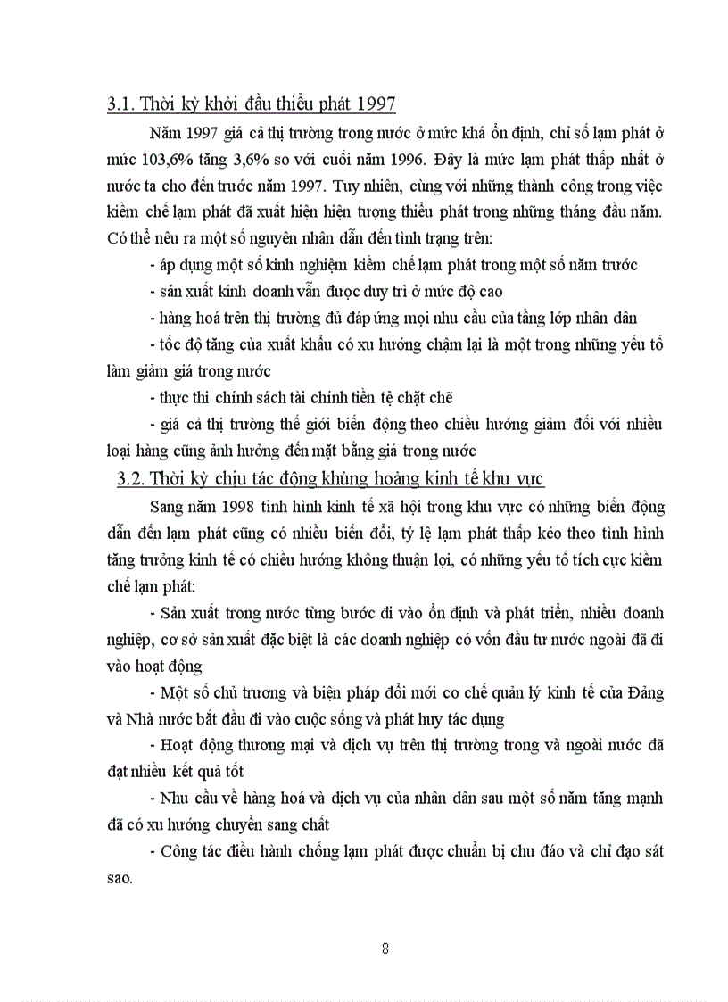 image for page Phân tích tình hình lạm phát ở Việt Nam qua các giai đoạn Trên cơ sở đó cho biết nguyên nhân và bịên pháp khắc phục