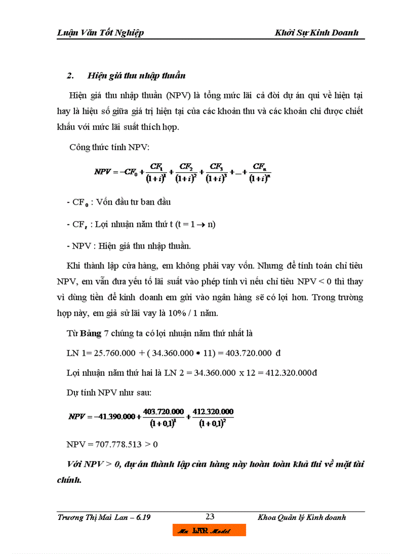 image for page Thành lập cửa hàng quần áo thời trang nữ My LAN Model