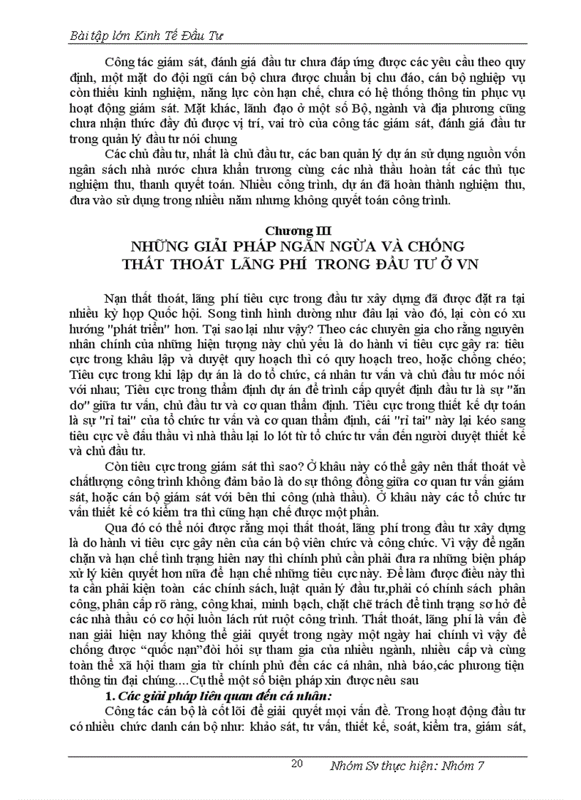 image for page Những giải pháp ngăn ngừa và chống thất thoát lãng phí trong đầu tư ở Việt Nam