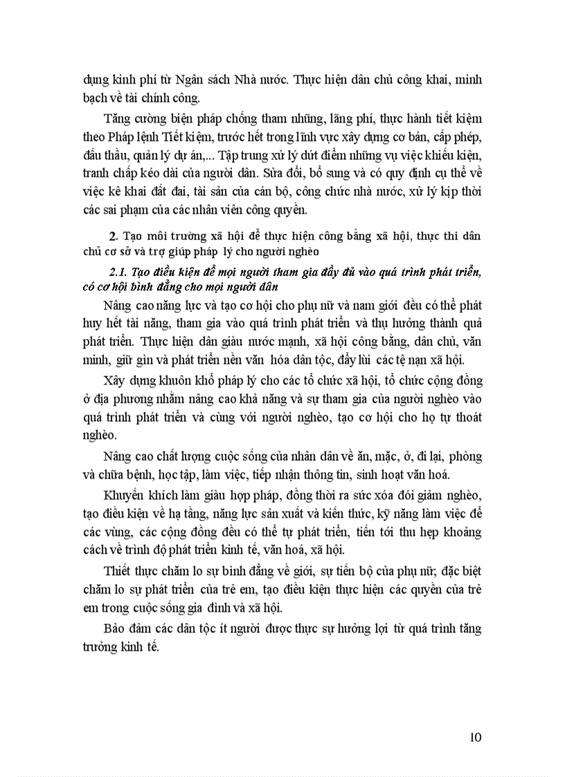 image for page Nội dung chính của chương trình xóa đói giảm nghèo