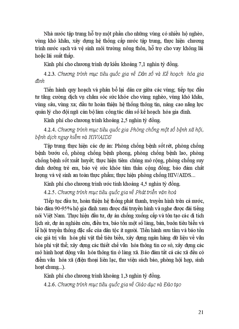 image for page Nội dung chính của chương trình xóa đói giảm nghèo