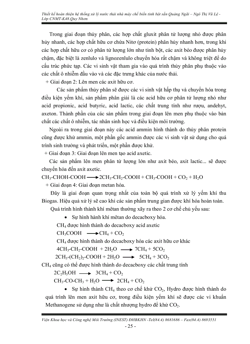 image for page Thiết Kế Hệ Thống XLNT Nhà Máy Tinh Bột Sắn