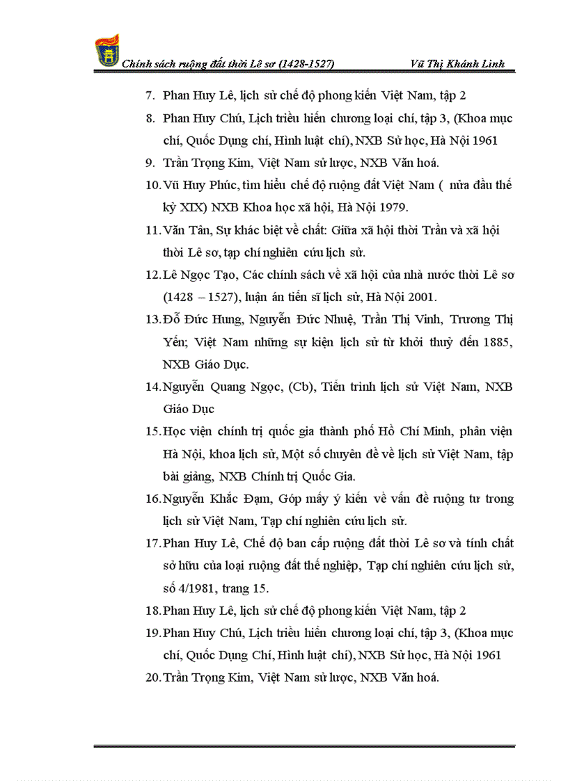 image for page Chính sách ruộng đất thời Lê sơ 1428 1527