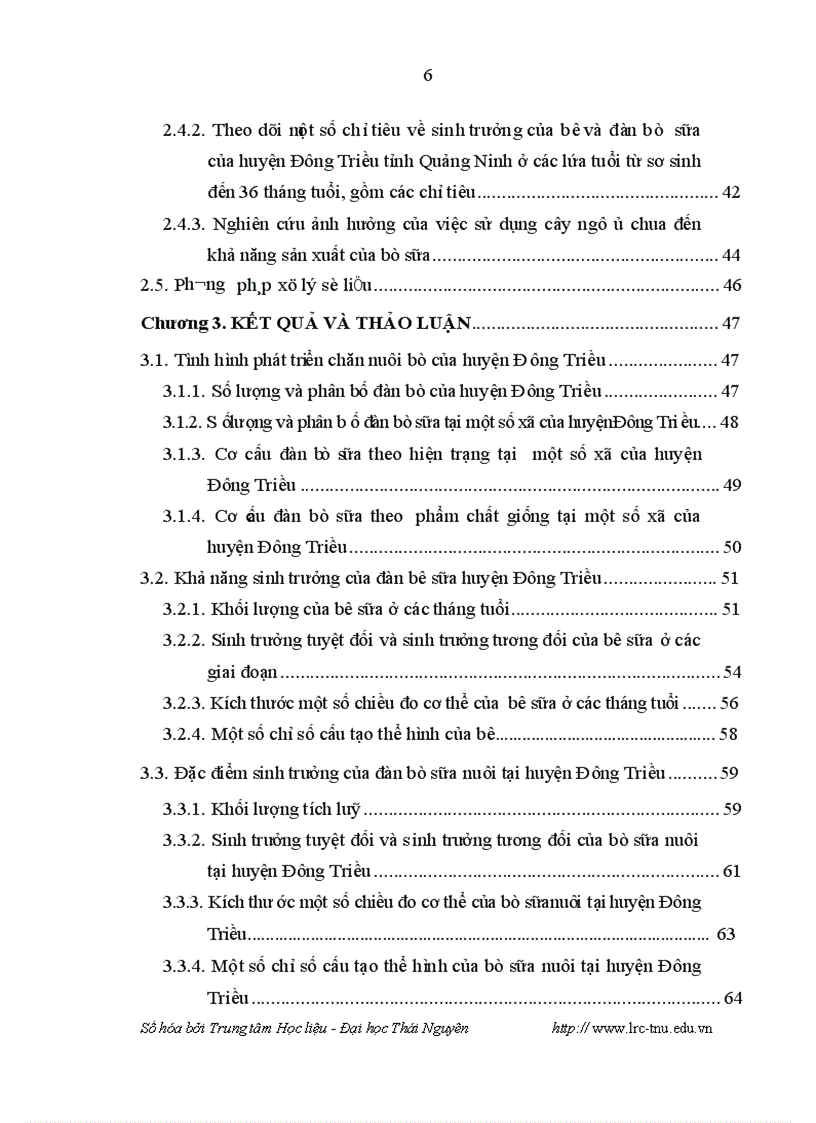 image for page Đánh giá khả năng sinh trưởng và ảnh hưởng của cây ngô ủ chua đến năng suất chất lượng sữa của đàn bò Đông Triều tỉnh Quảng Ninh