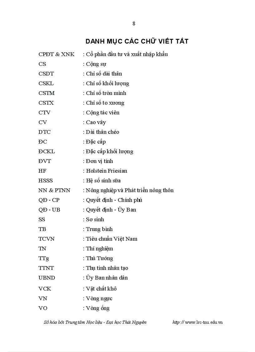 image for page Đánh giá khả năng sinh trưởng và ảnh hưởng của cây ngô ủ chua đến năng suất chất lượng sữa của đàn bò Đông Triều tỉnh Quảng Ninh