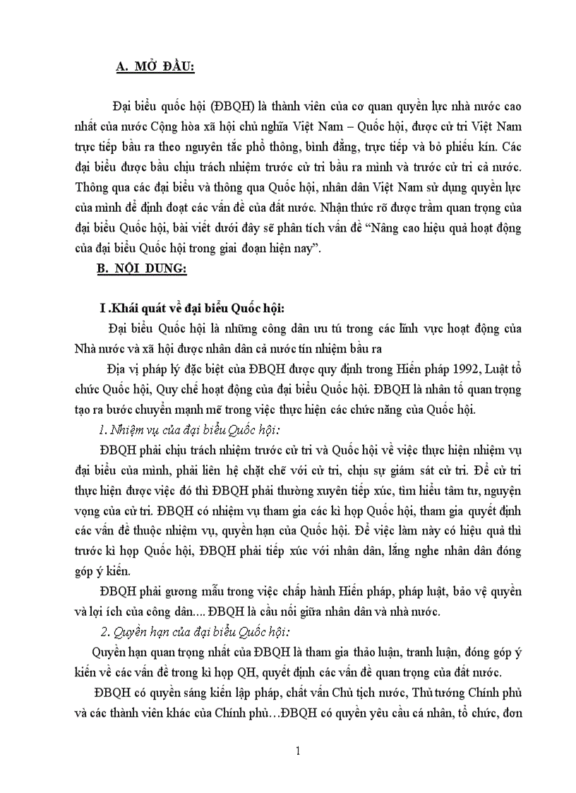 image for page Nâng cao hiệu quả hoạt động của đại biểu Quốc hội trong giai đoạn hiện nay