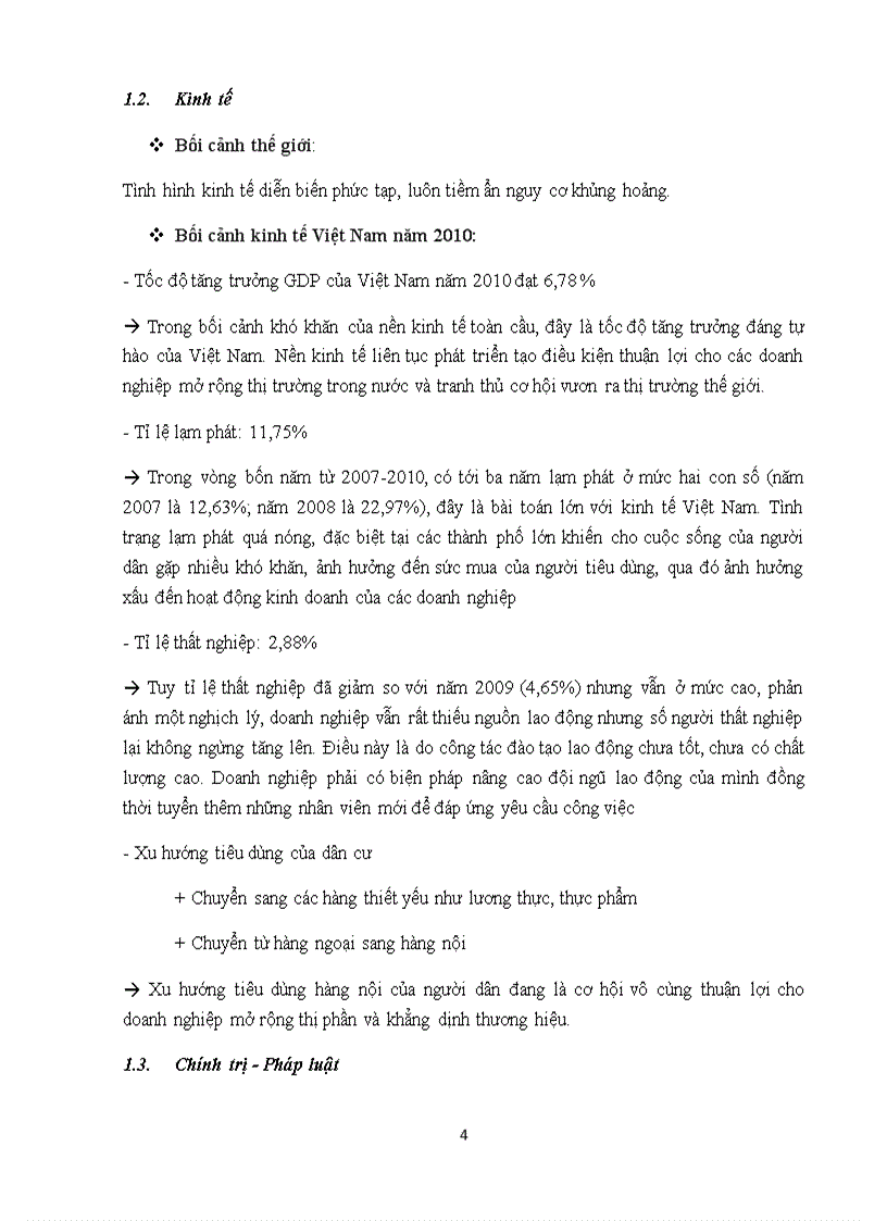 image for page Phân tích môi trường kinh doanh việt nam sử dụng mô hình swot để định hướng chiến lược cho công ty cổ phần sữa việt nam vinamilk