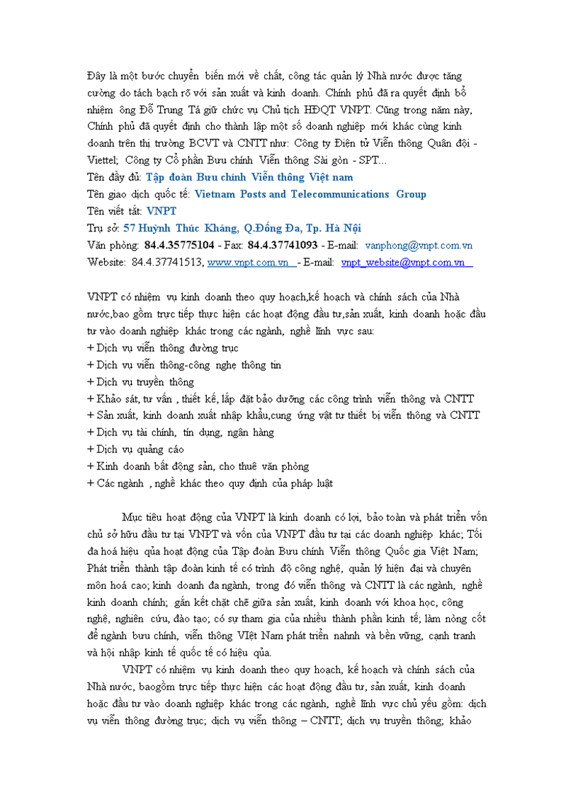 image for page Quản trị chiến lược ở Tập đoàn bưu chính Viễn Thông Việt Nam VNPT