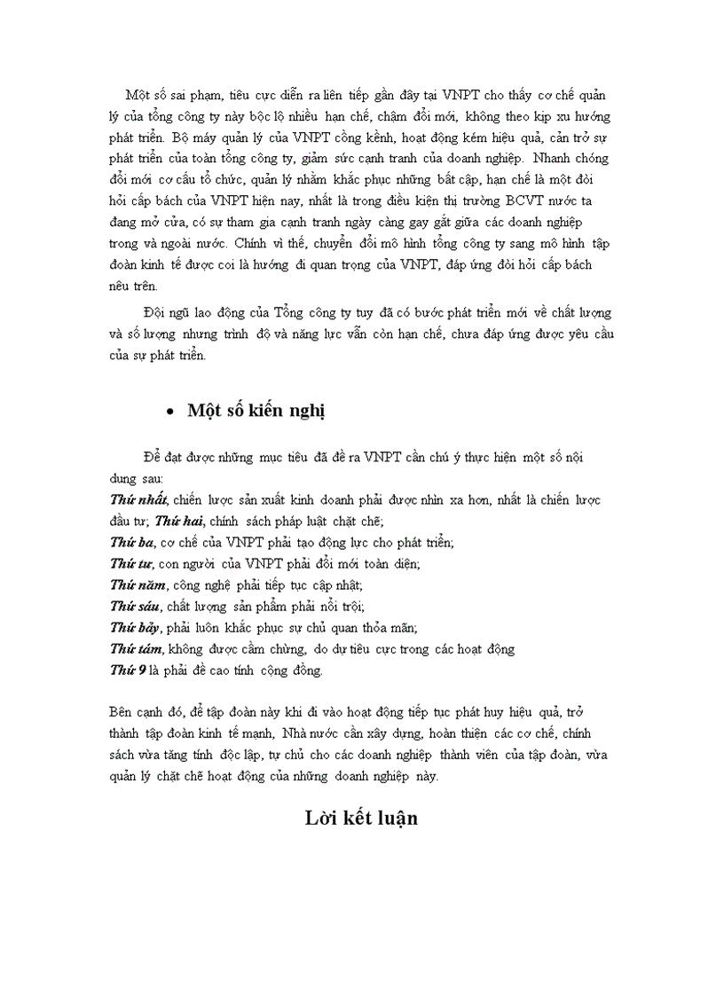 image for page Quản trị chiến lược ở Tập đoàn bưu chính Viễn Thông Việt Nam VNPT