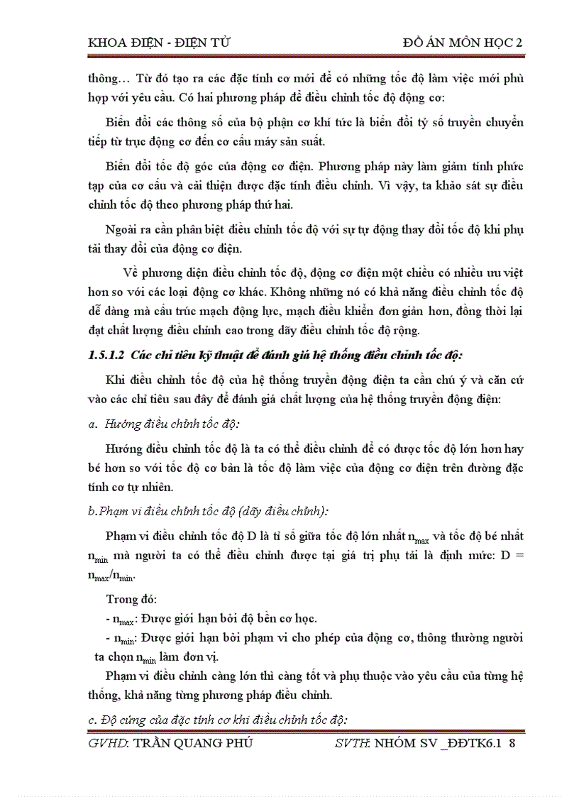 image for page Đồ án ĐTCS Thiết kế chế tạo bộ nguồn chỉnh lưu công suất một pha điều khiển động cơ