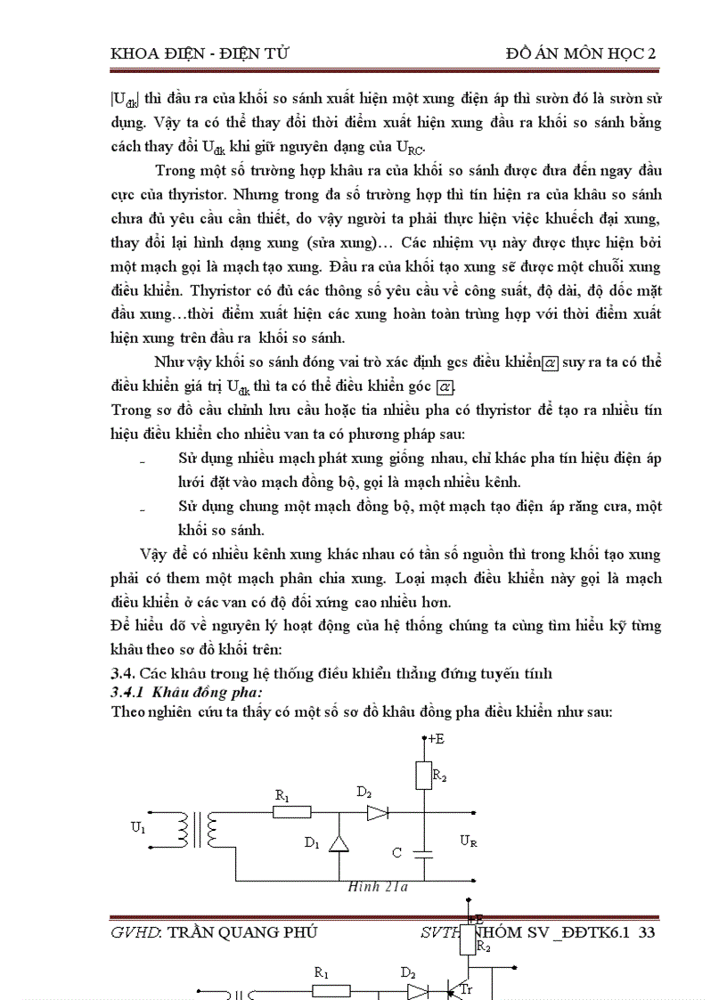 image for page Đồ án ĐTCS Thiết kế chế tạo bộ nguồn chỉnh lưu công suất một pha điều khiển động cơ