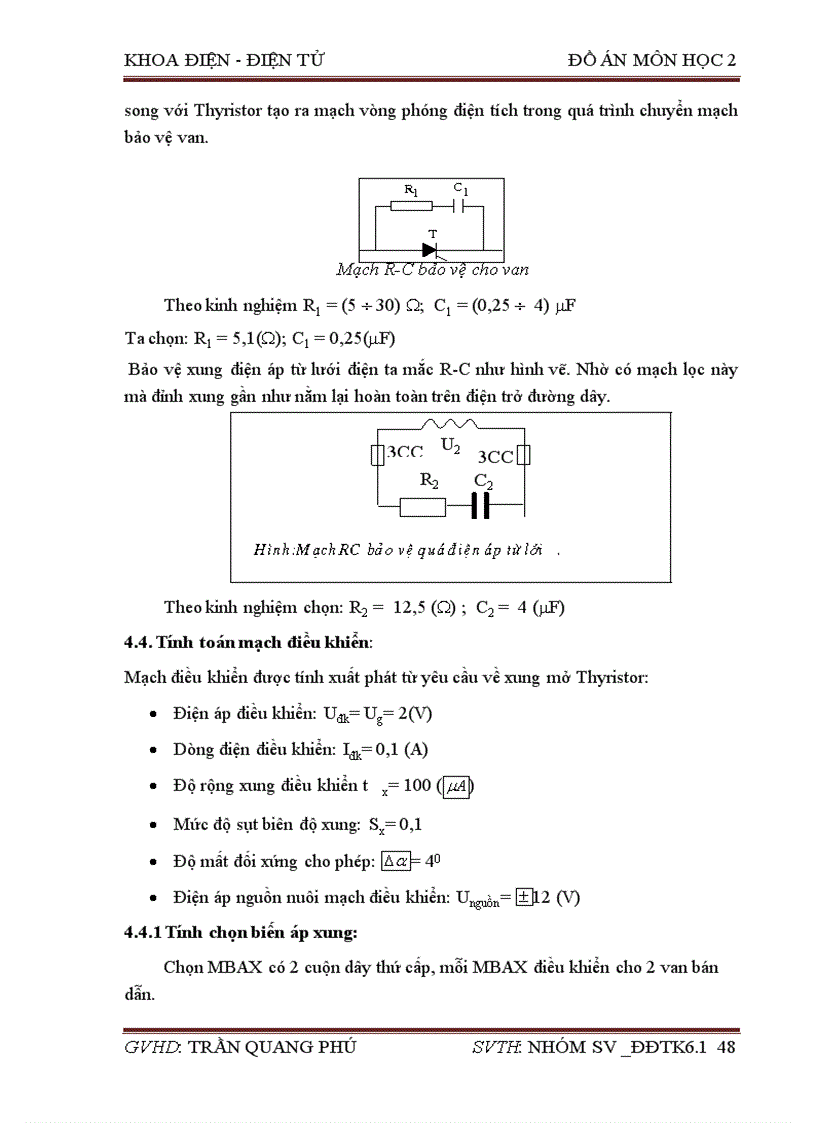image for page Đồ án ĐTCS Thiết kế chế tạo bộ nguồn chỉnh lưu công suất một pha điều khiển động cơ