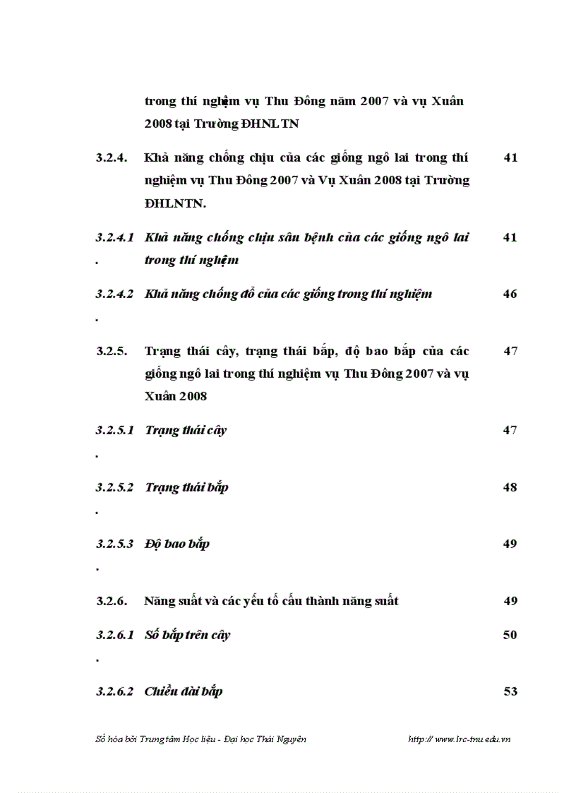 image for page Nghiên cứu khả năng sinh trưởng phát triển và năng suất của một số giống ngô lai tại tỉnh Thái Nguyên