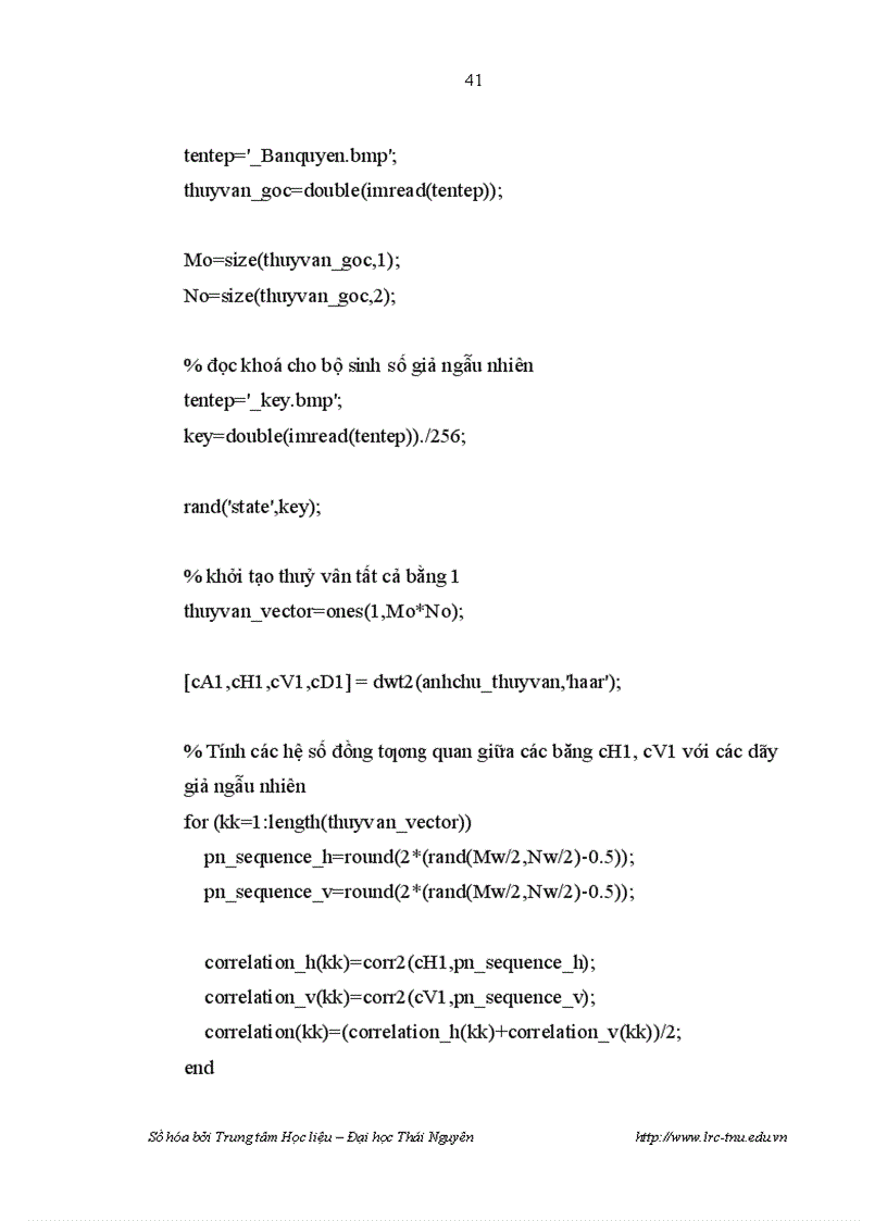 image for page Nghiên cứu một số kỹ thuật nén dữ liệu dựa trên phép biến đổi sóng nhỏ rời rạc và ứng dụng trong máy tính kỹ thuật số