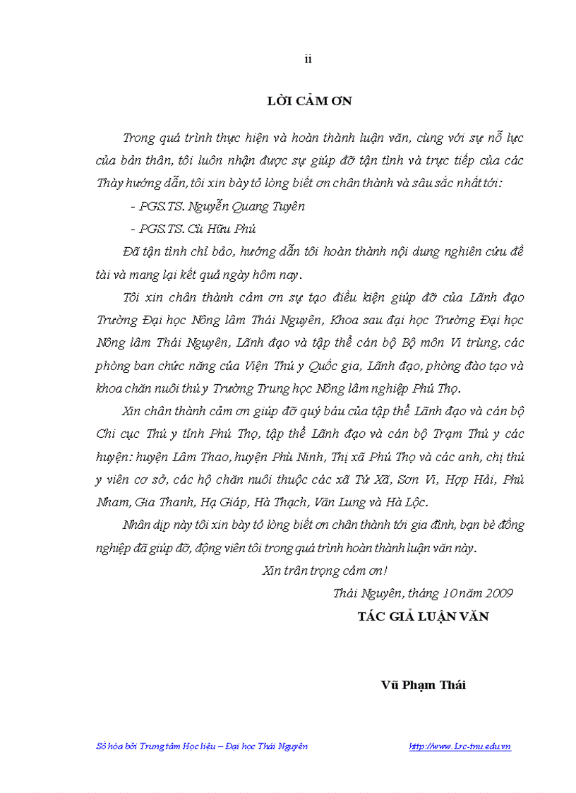 image for page Nghiên cứu một sổ đặc điểm dịch tễ bệnh tụ huyết trùng ở lợn đặc điểm sinh vật học của vi khuẩn PASTEURELLA MULTOCIDA gây bệnh tụ huyết trùng ở lợn tại Tỉnh Phú Thọ và Biện pháp phòn