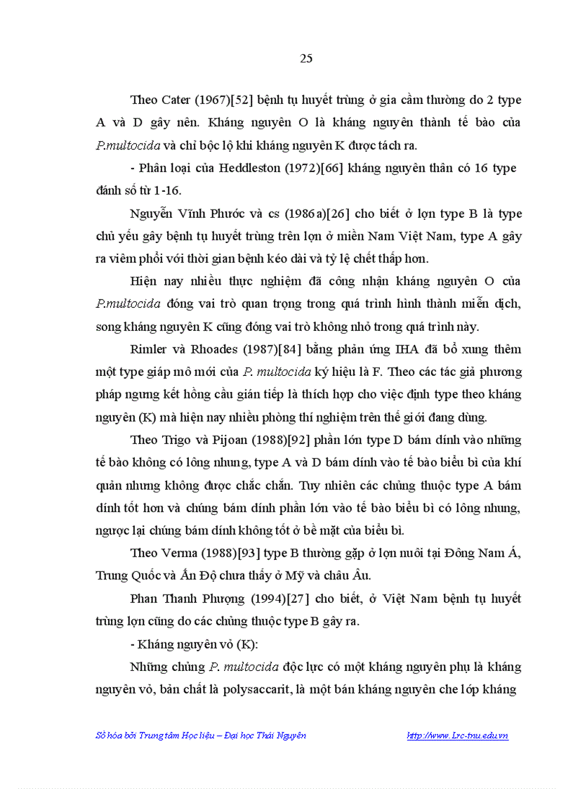 image for page Nghiên cứu một sổ đặc điểm dịch tễ bệnh tụ huyết trùng ở lợn đặc điểm sinh vật học của vi khuẩn PASTEURELLA MULTOCIDA gây bệnh tụ huyết trùng ở lợn tại Tỉnh Phú Thọ và Biện pháp phòn