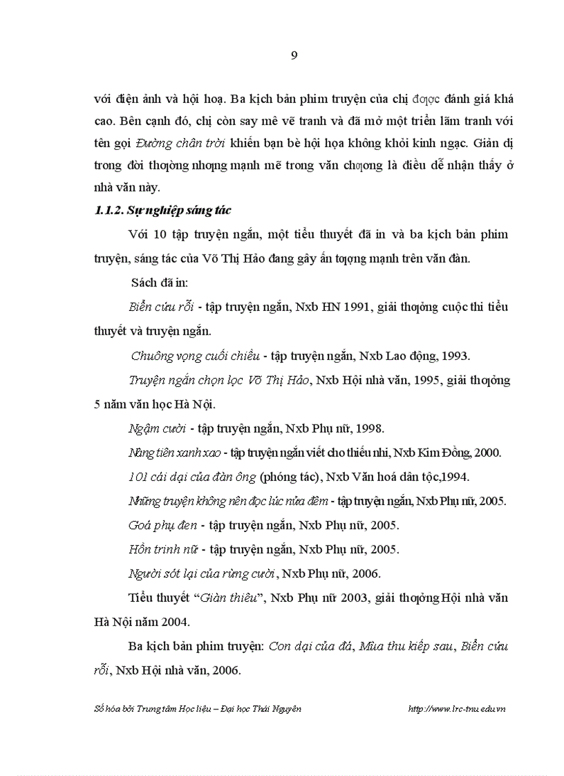 image for page Yếu tố kỳ ảo trong sáng tác Võ Thị Hảo qua tiểu thuyết Giàn Thiêu và tập truyện ngắn Những Truyện Không Nên Đọc Lúc Nửa Đêm