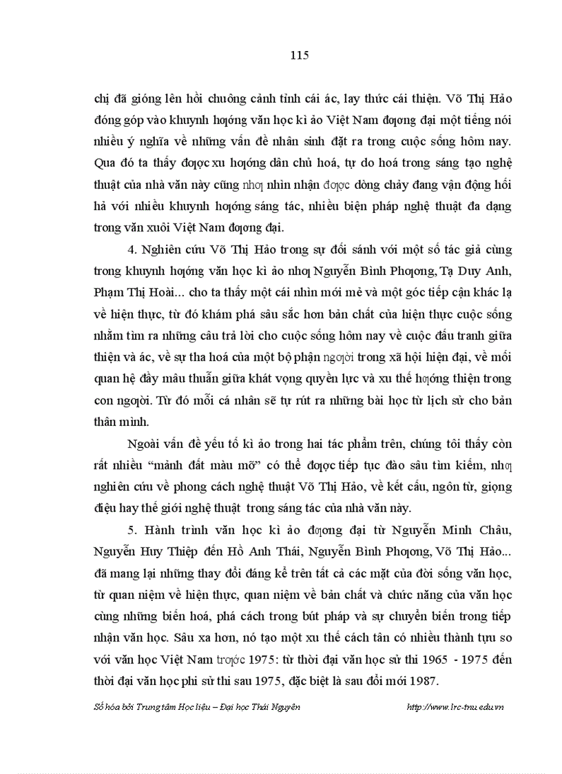 image for page Yếu tố kỳ ảo trong sáng tác Võ Thị Hảo qua tiểu thuyết Giàn Thiêu và tập truyện ngắn Những Truyện Không Nên Đọc Lúc Nửa Đêm