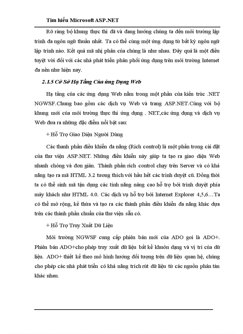image for page Tìm hiểu Microsoft ASP NET