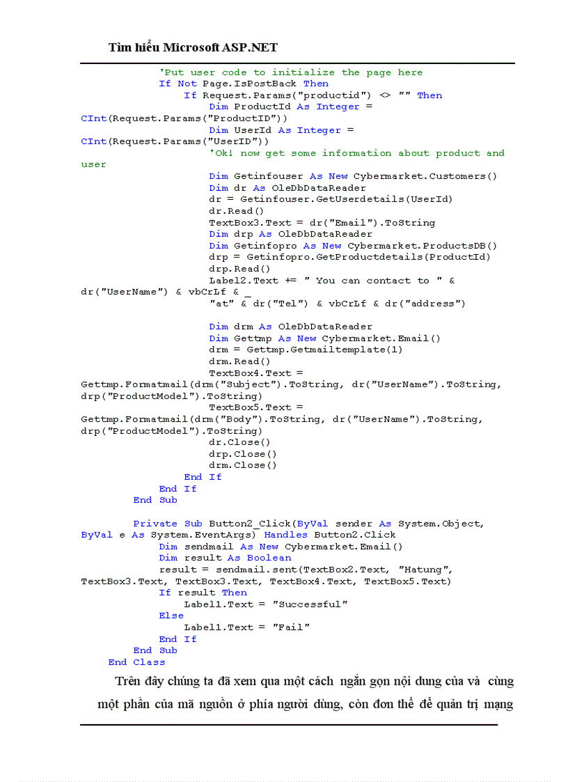 image for page Tìm hiểu Microsoft ASP NET