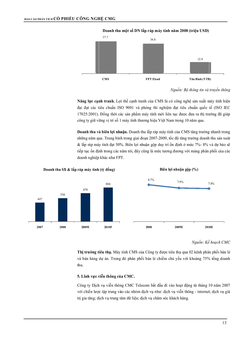 image for page Tổng quan về công nghệ thông tin Việt Nam tình hình hoạt động phân tích tài chính kế hoạch kinh doanh 2010 2012 tập đoàn công nghệ CMC