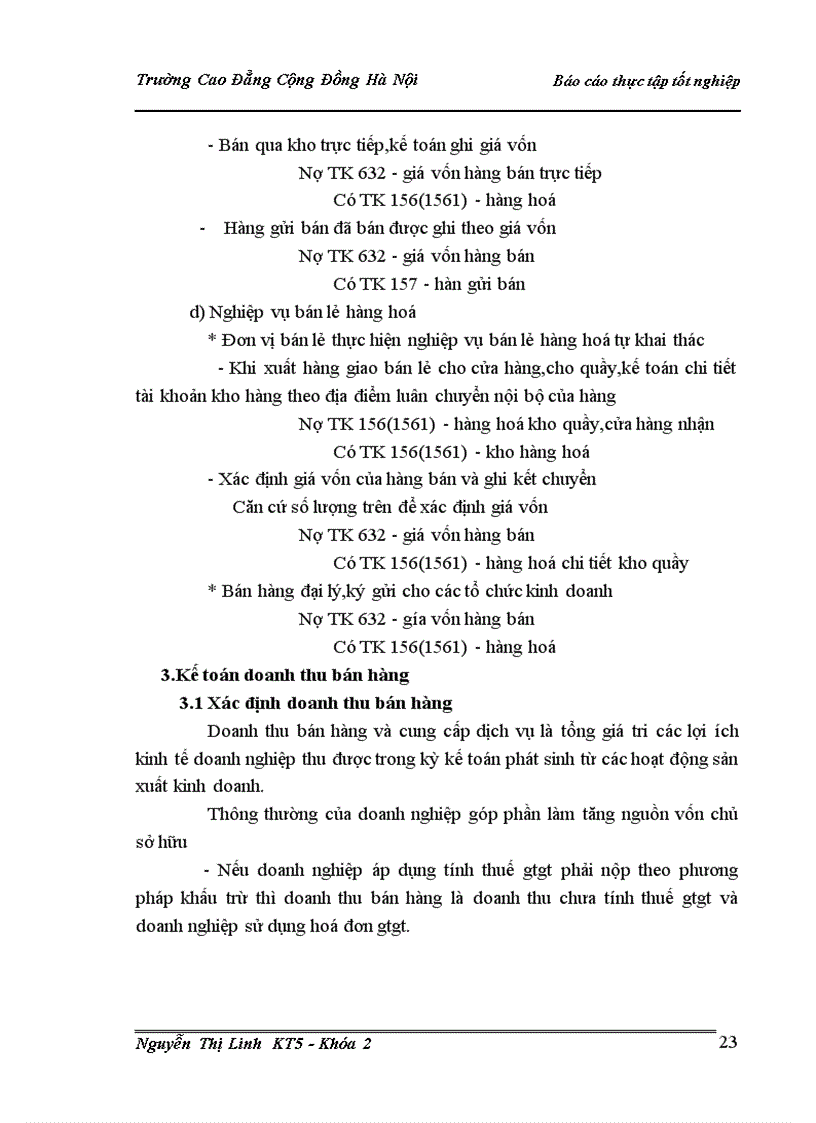 image for page Kế toán bán hàng và xác định kết quả kinh doanh ở Công ty TNHH Thương Mại Hải Yến