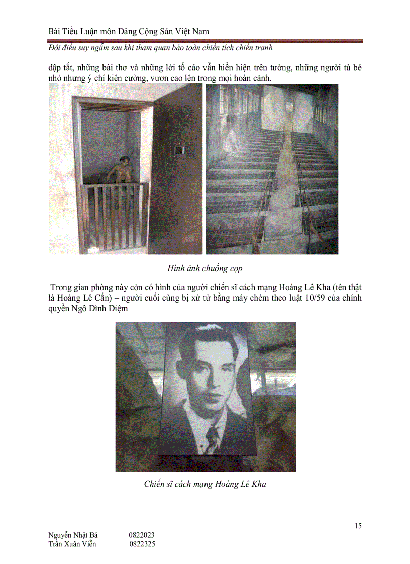 image for page Tiểu luận Bài thu hoạch Sau Khi Tham Quan Bảo Tàng Chiến Tích Chiến Tranh Tp Hồ Chí Minh