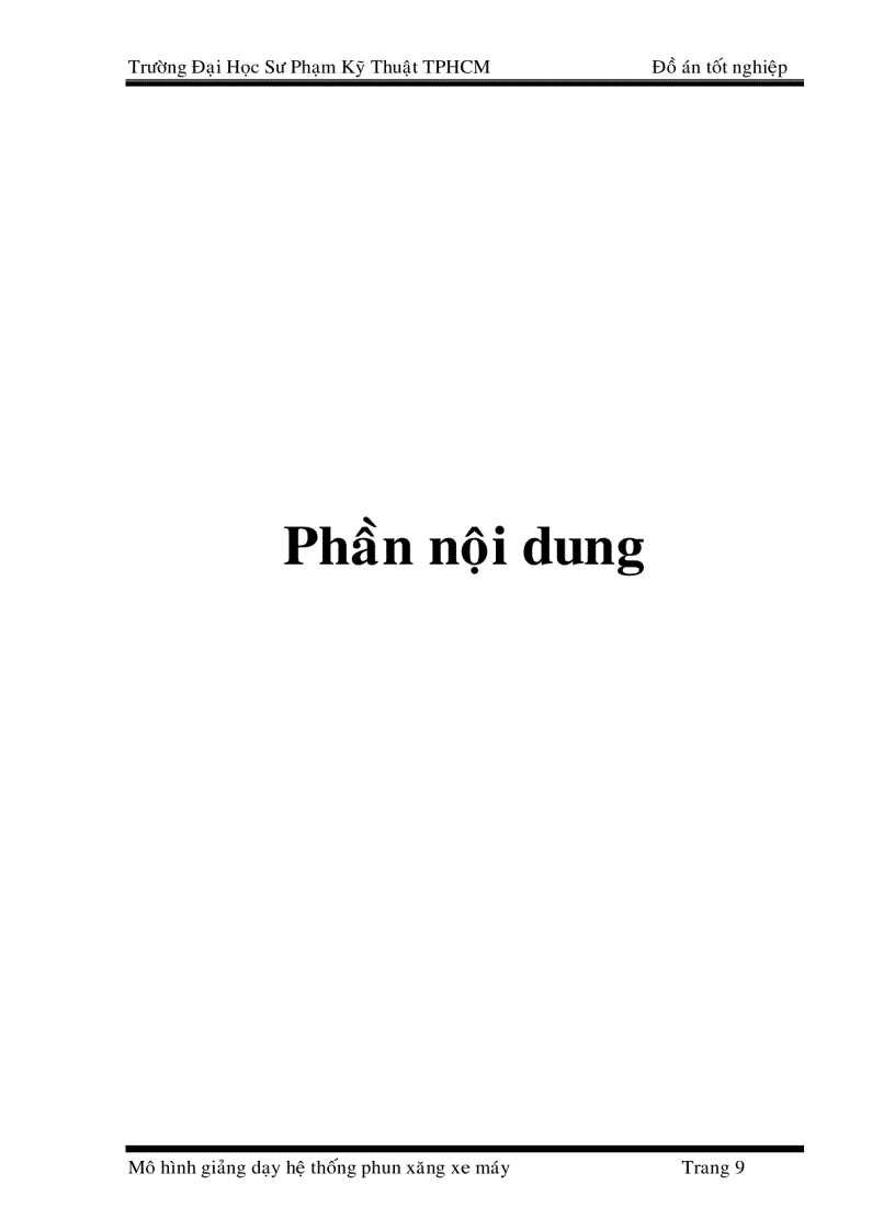 image for page Mô hình giảng dạy hệ thống phun xăng xe máy