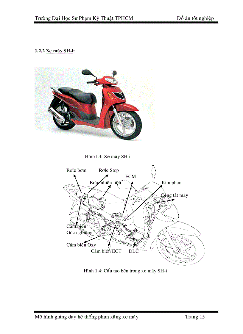image for page Mô hình giảng dạy hệ thống phun xăng xe máy