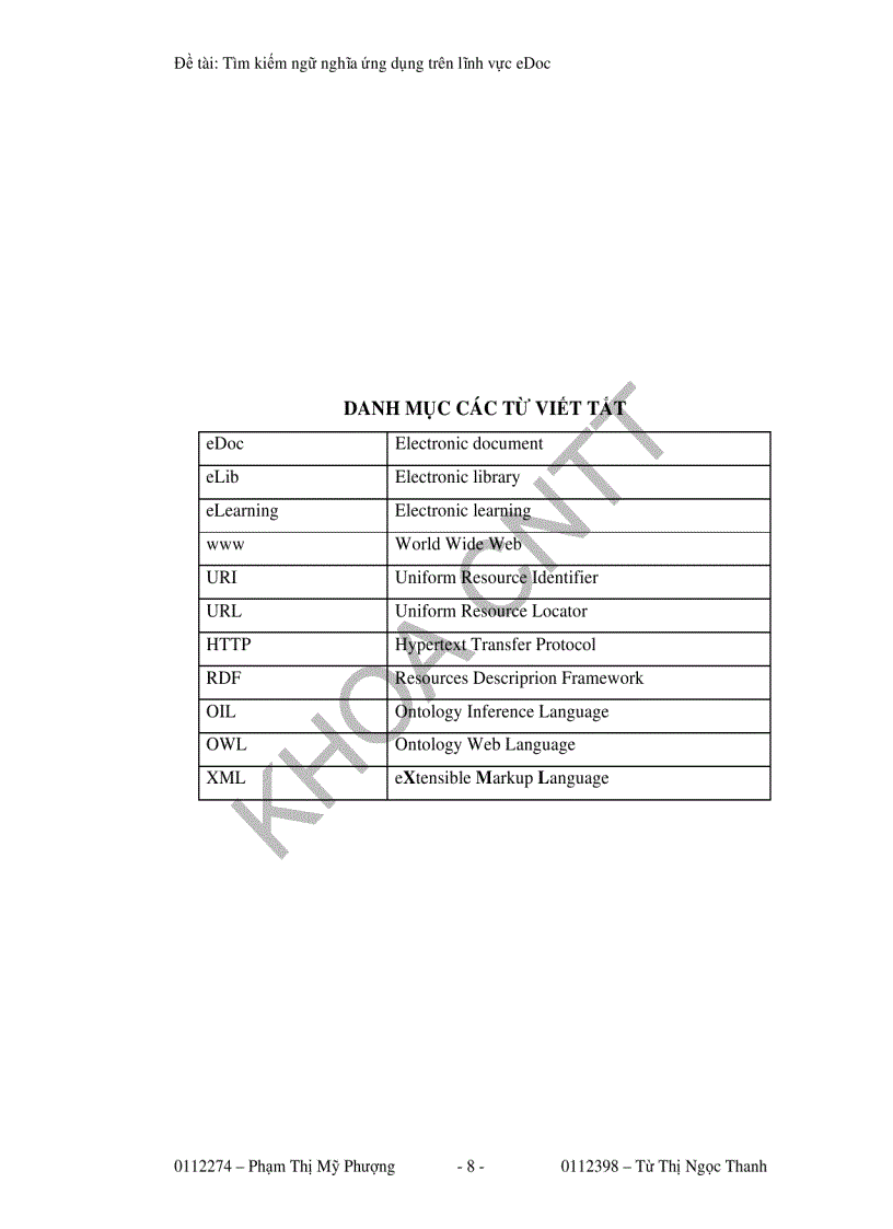 image for page Luận văn Tìm kiếm ngữ nghĩa trên eDocs
