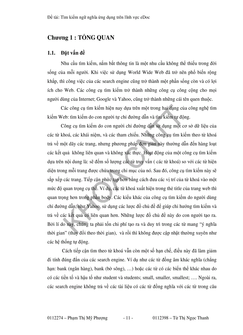 image for page Luận văn Tìm kiếm ngữ nghĩa trên eDocs