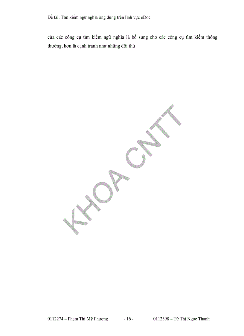 image for page Luận văn Tìm kiếm ngữ nghĩa trên eDocs