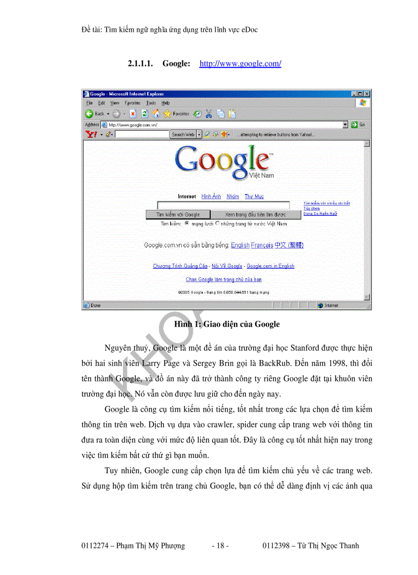 image for page Luận văn Tìm kiếm ngữ nghĩa trên eDocs