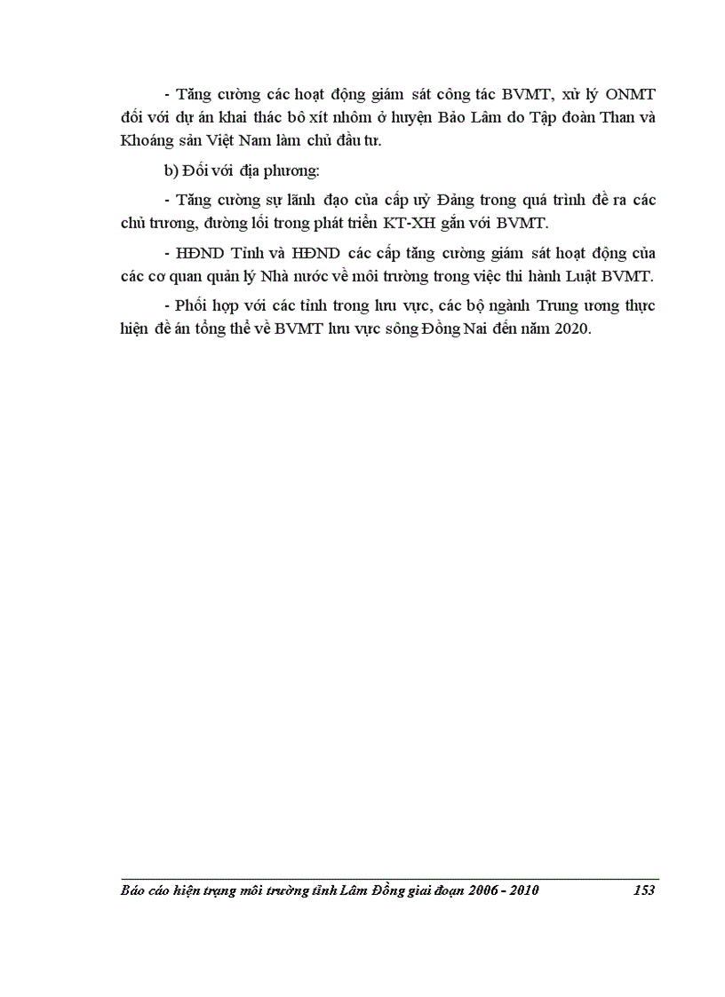 image for page Báo cáo hiện trạng môi trường tỉnh Lâm Đồng 2006 2010