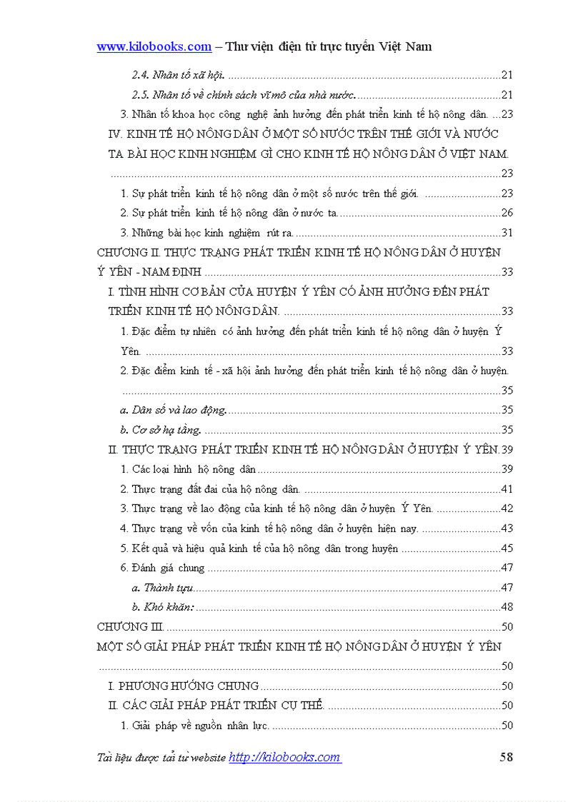 image for page Một số giải pháp phát triển kinh tế hộ nông dân huyện Ý Yên Nam Định