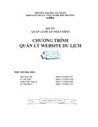 Xây dựng website công ty du lịch
