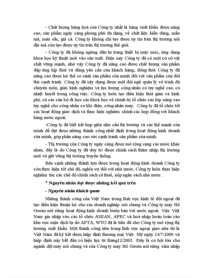 image for page Một số giải pháp nhằm nâng cao khả năng cạnh tranh của Công ty may Hồ Gươm