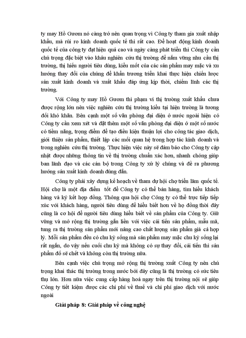 image for page Một số giải pháp nhằm nâng cao khả năng cạnh tranh của Công ty may Hồ Gươm