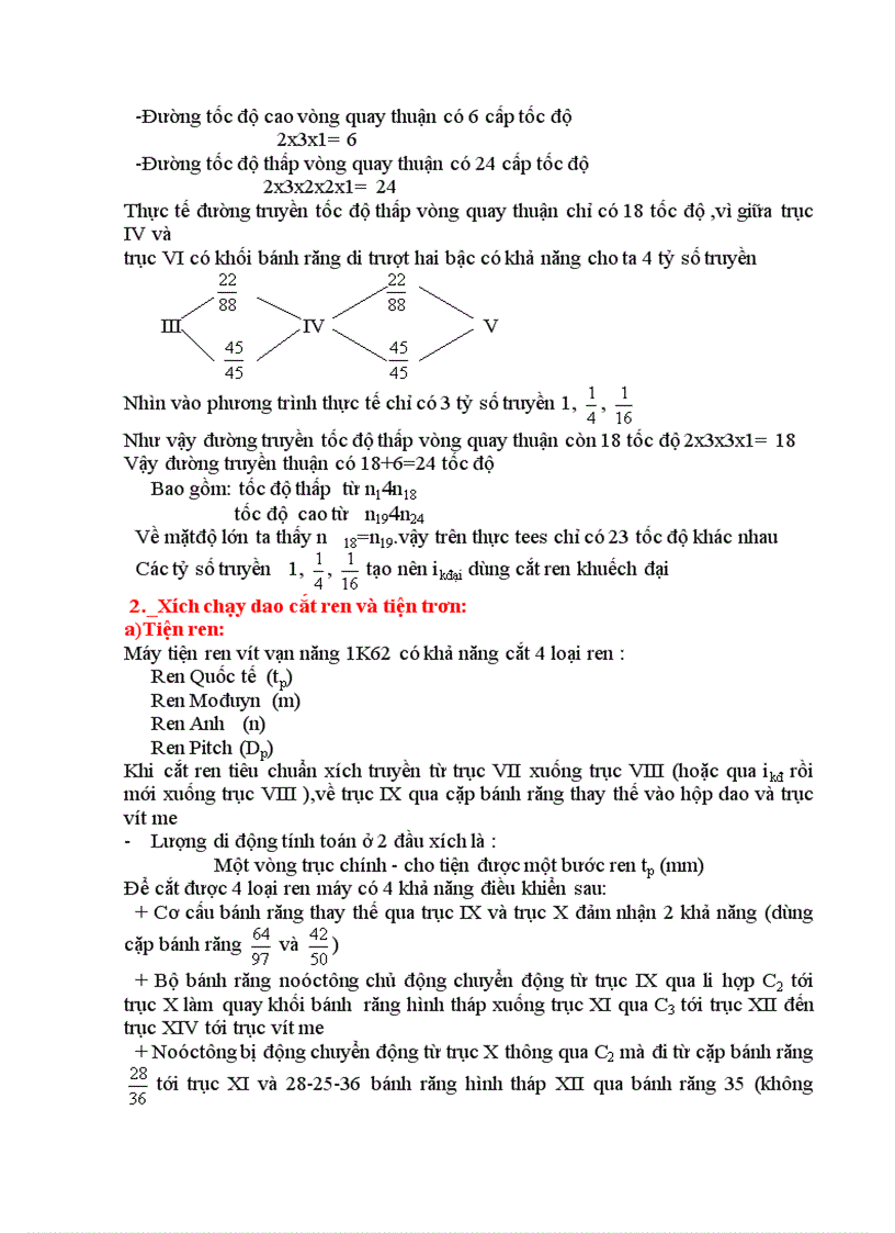 image for page Thiết kế máy tiện 1k62