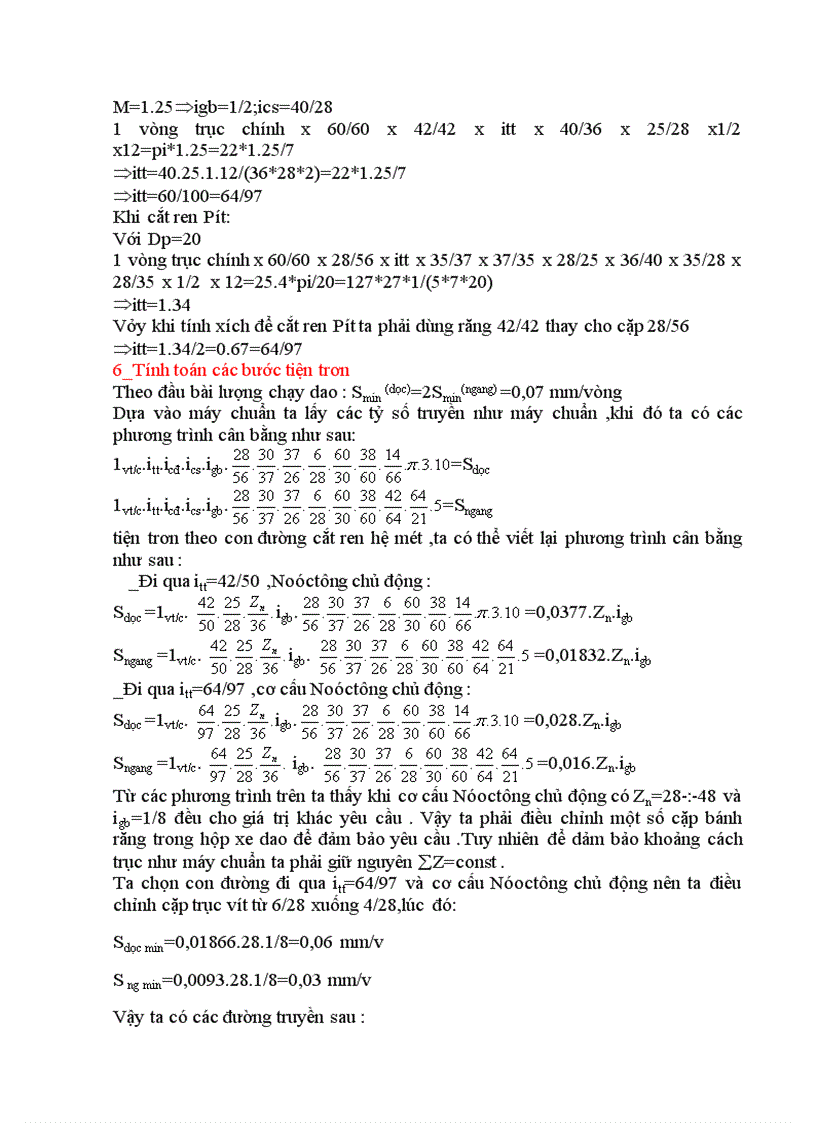 image for page Thiết kế máy tiện 1k62