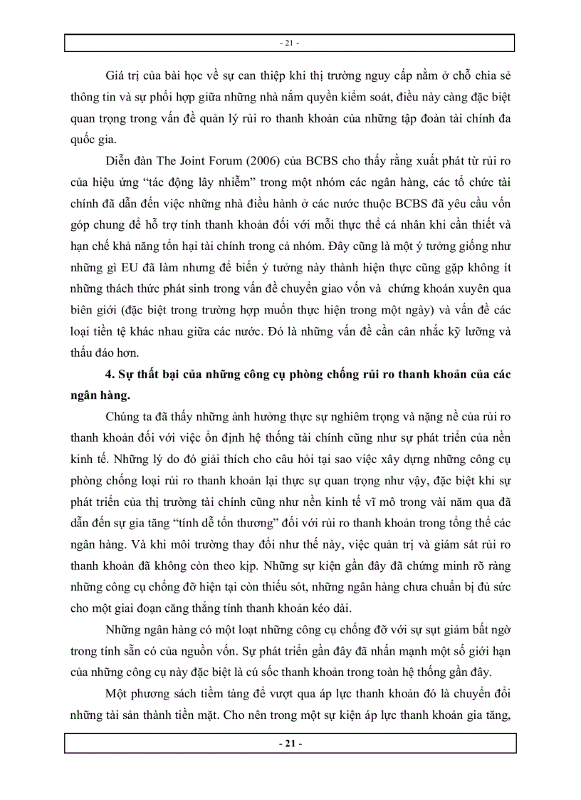 image for page Tăng cường vai trò của tính thanh khoản trong việc ổn định hệ thống tài chính