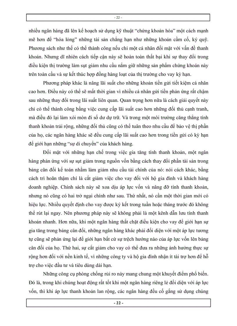 image for page Tăng cường vai trò của tính thanh khoản trong việc ổn định hệ thống tài chính