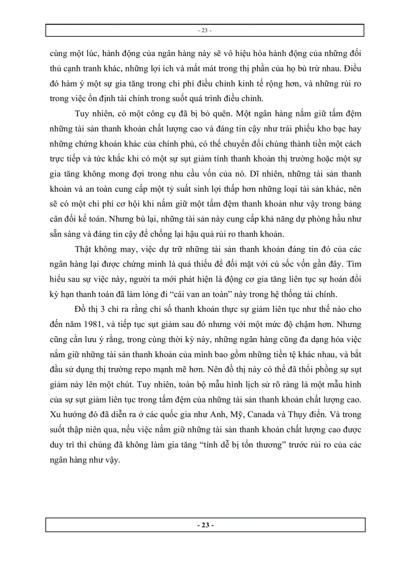 image for page Tăng cường vai trò của tính thanh khoản trong việc ổn định hệ thống tài chính