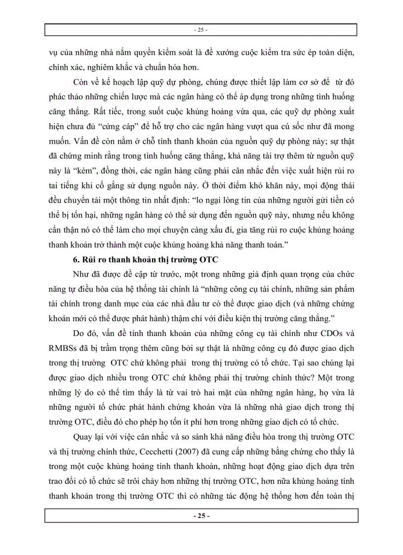 image for page Tăng cường vai trò của tính thanh khoản trong việc ổn định hệ thống tài chính